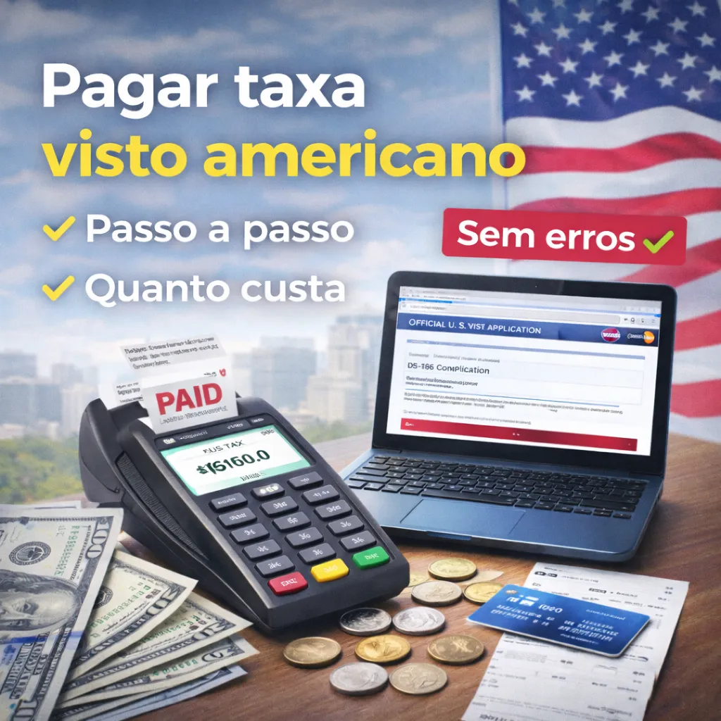 Imagem ilustrativa para o artigo Pagar taxa visto americano da Genuína Conexão